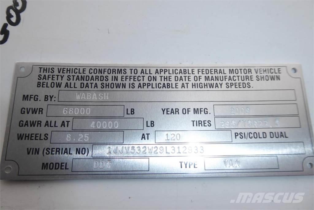 Wabash DVHDHPC Van Body Trailers