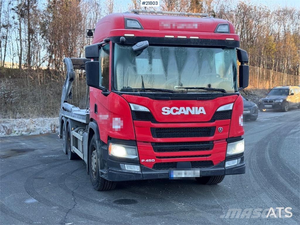 Scania P450 Skip loader trucks