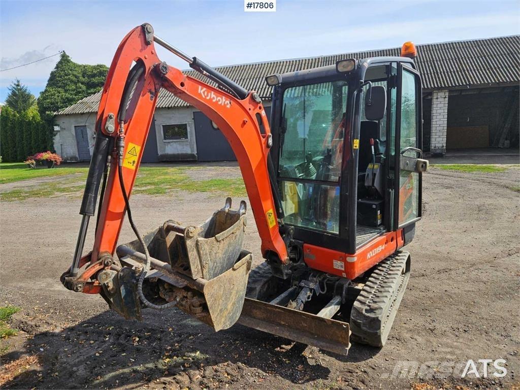 Kubota KX019-4 Mini excavators < 7t