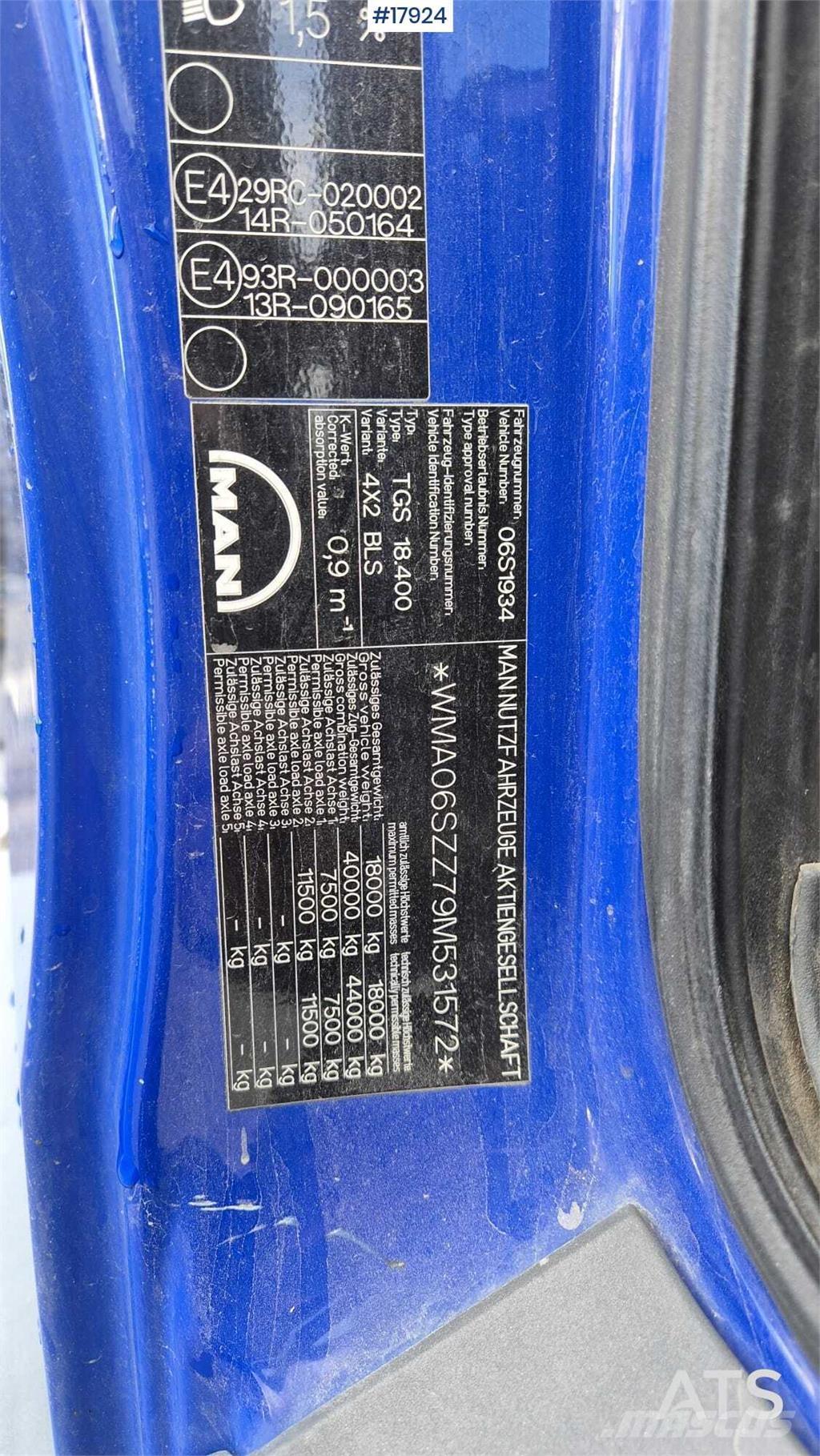 MAN TGS 18.400 Truck Tractor Units