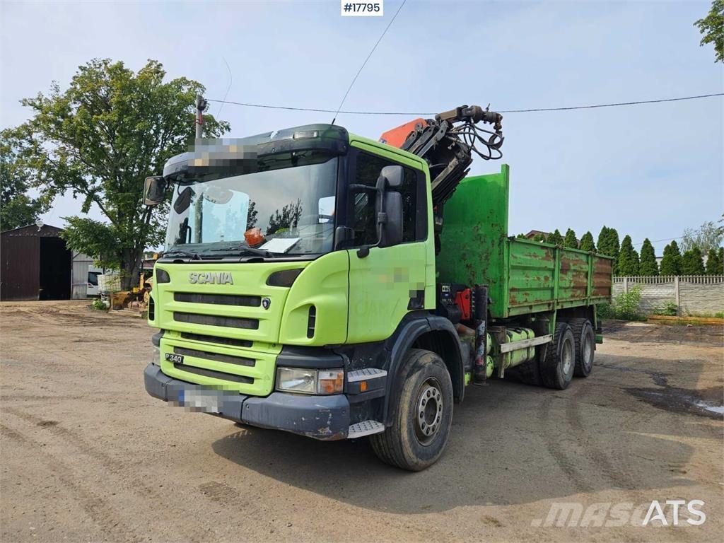 Scania P 340 Crane trucks
