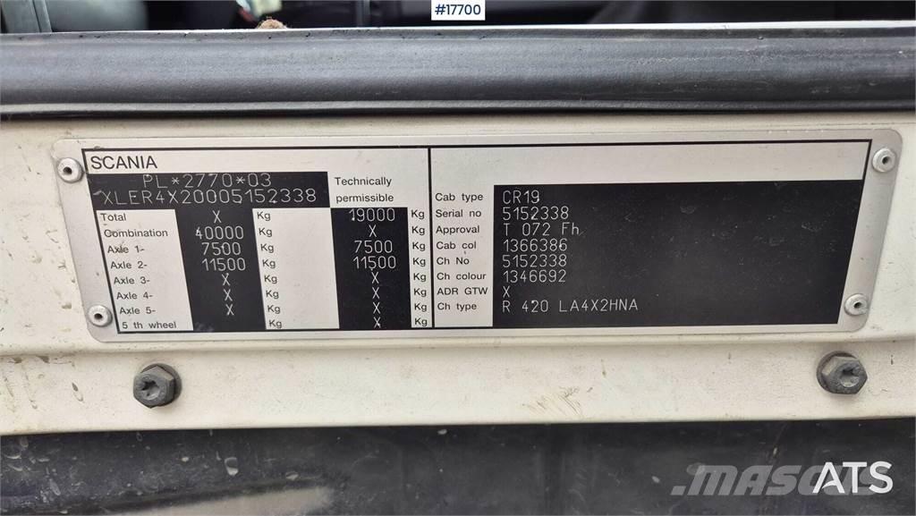 Scania R420 Truck Tractor Units