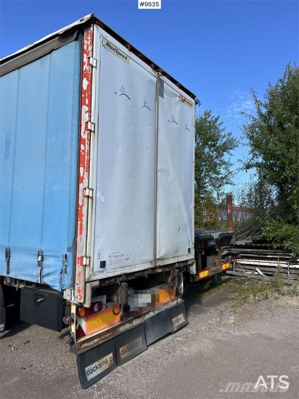 Fruehauf SS136/P3S Curtainsider semi-trailers