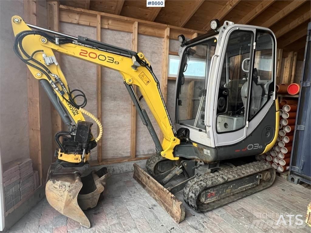 Wacker Neuson 2003RD Mini excavators < 7t