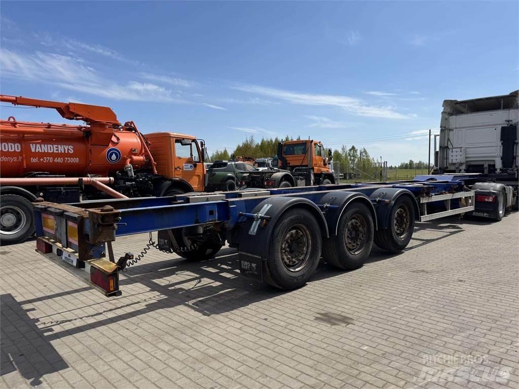 Renders EURO 903 Containerframe/Skiploader trailers