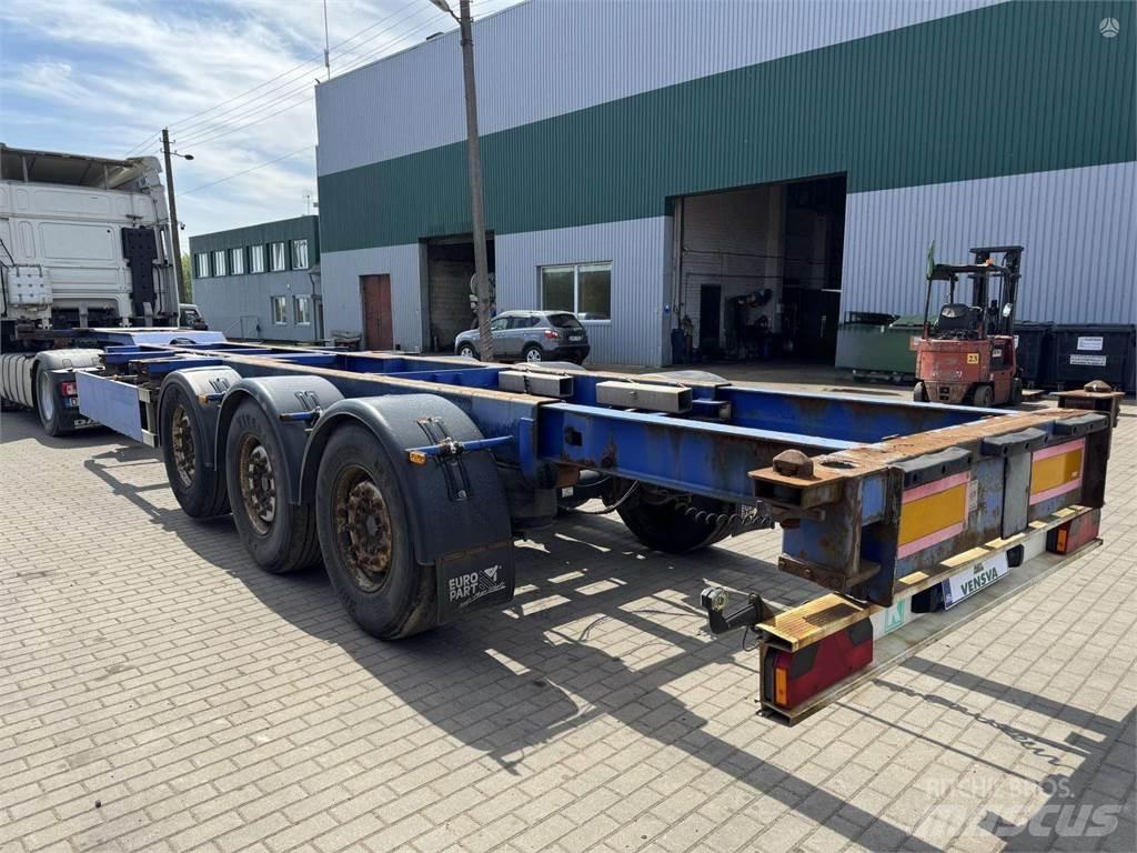 Renders EURO 903 Containerframe/Skiploader trailers