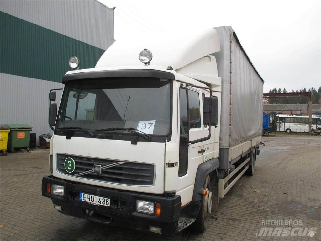 Volvo FL6 Tautliner/curtainside trucks