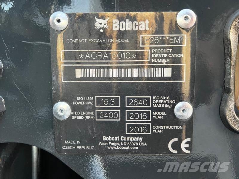 Bobcat E 26 Mini excavators < 7t