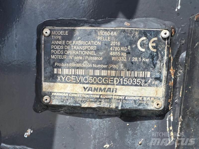 Yanmar ViO50 Mini excavators < 7t