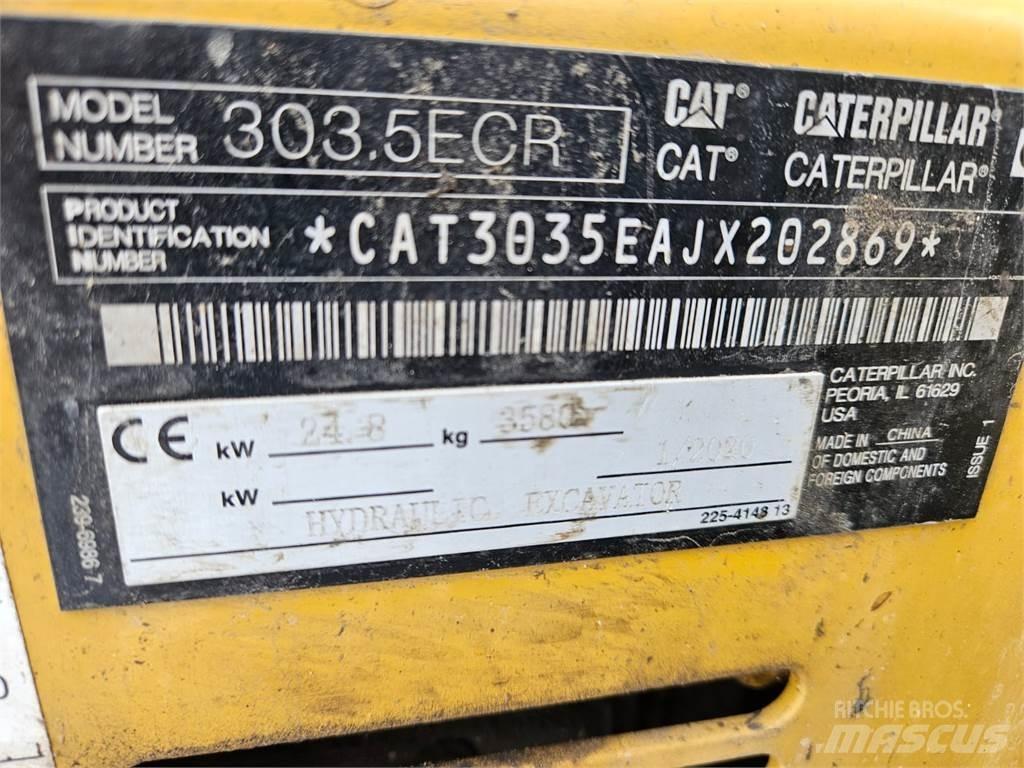 CAT 303.5ECR Mini excavators < 7t
