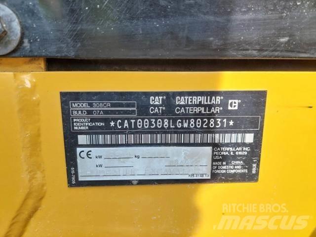 CAT 308 Mini excavators < 7t