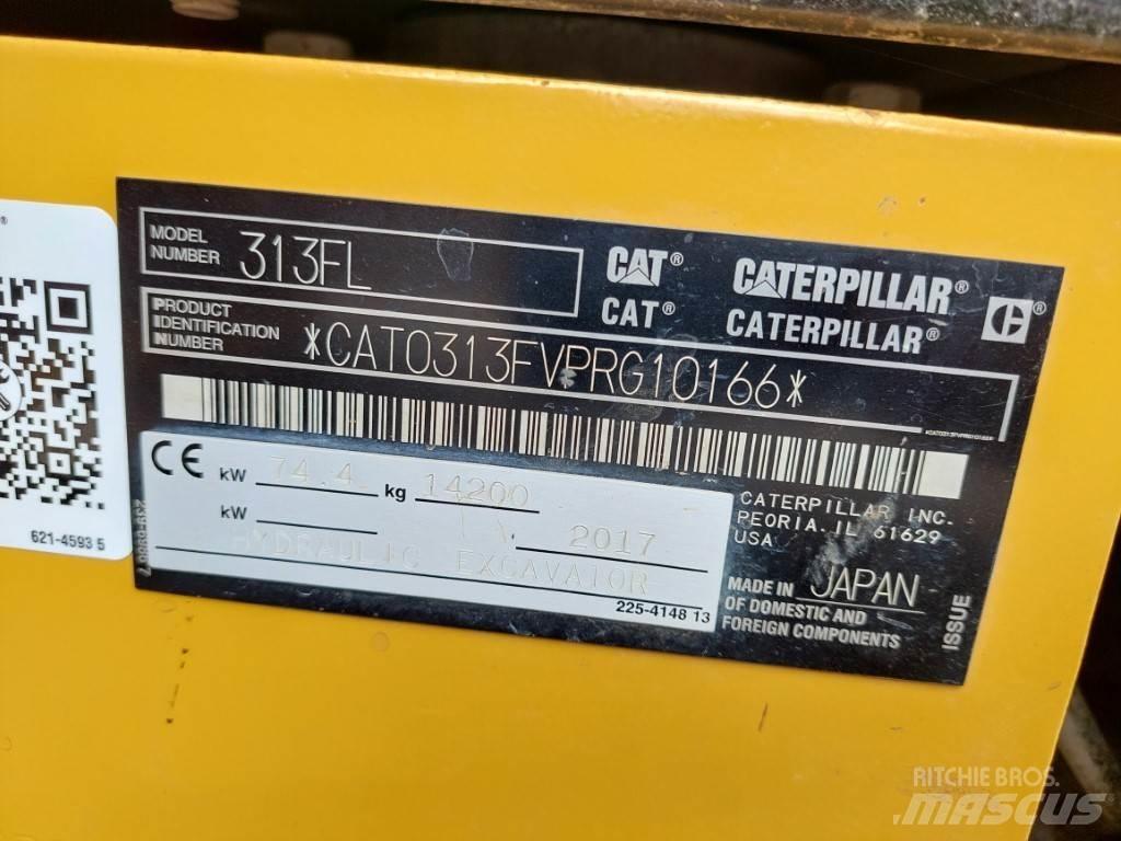 CAT 313FL Crawler excavators