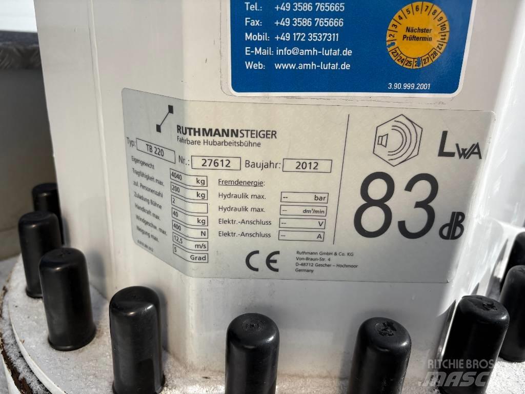 Ruthmann TB 220 Truck mounted aerial platforms