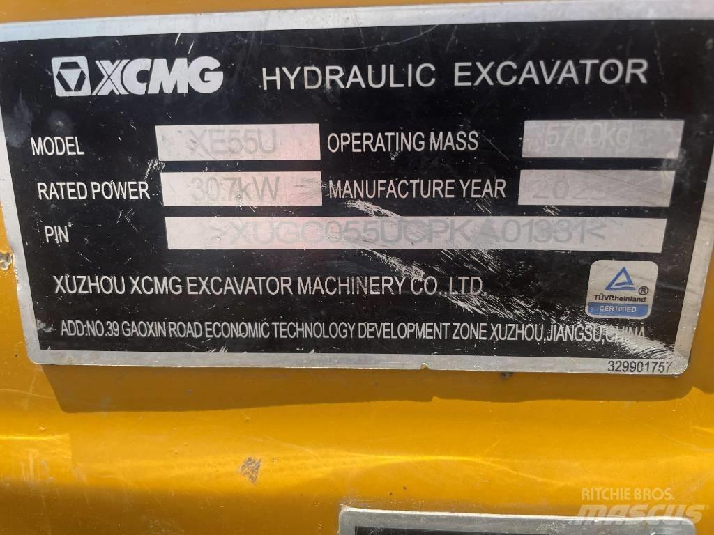 XCMG XE 55 U Mini excavators < 7t