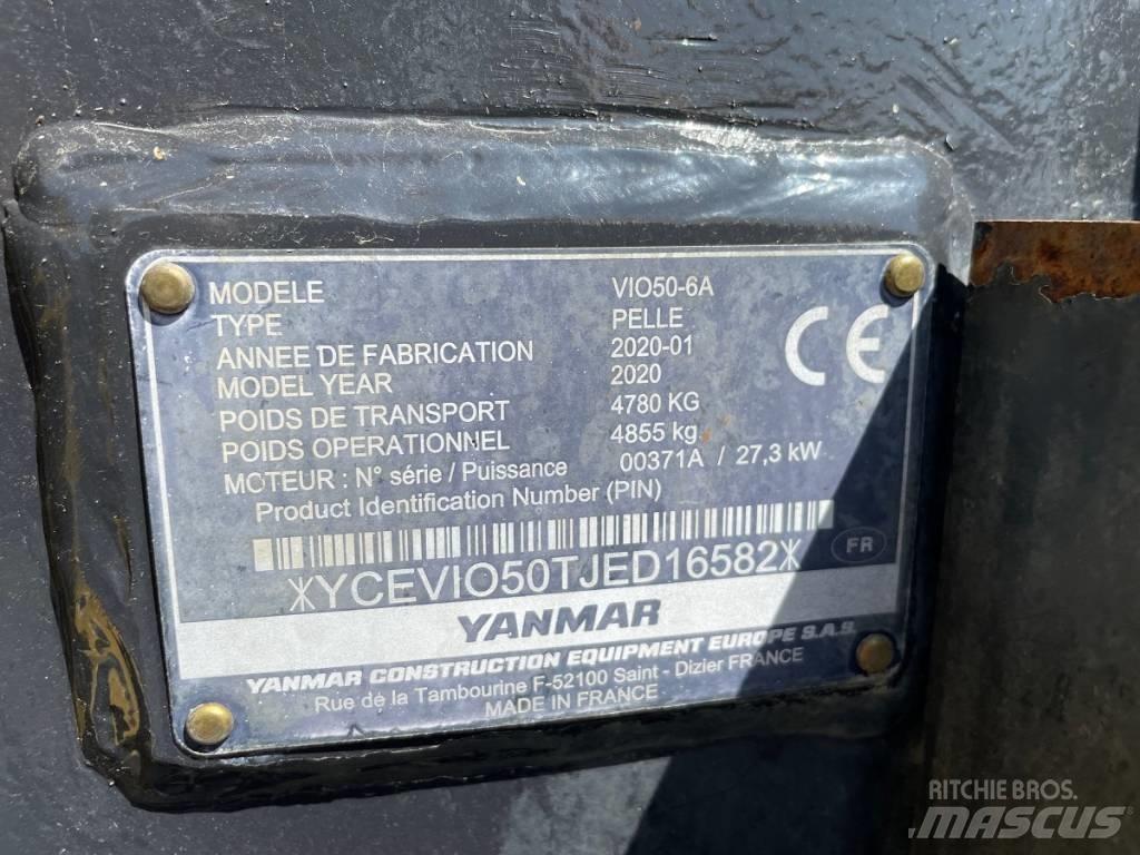 Yanmar Vio 50-6 Mini excavators < 7t