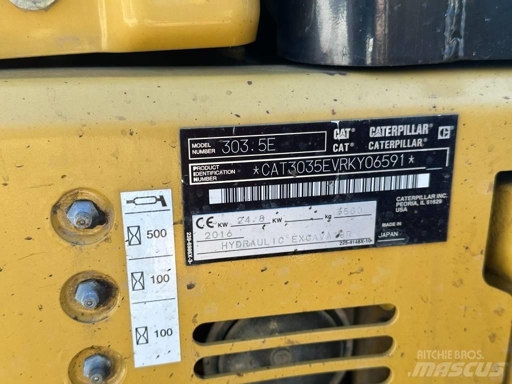 CAT 303.5 Mini excavators < 7t