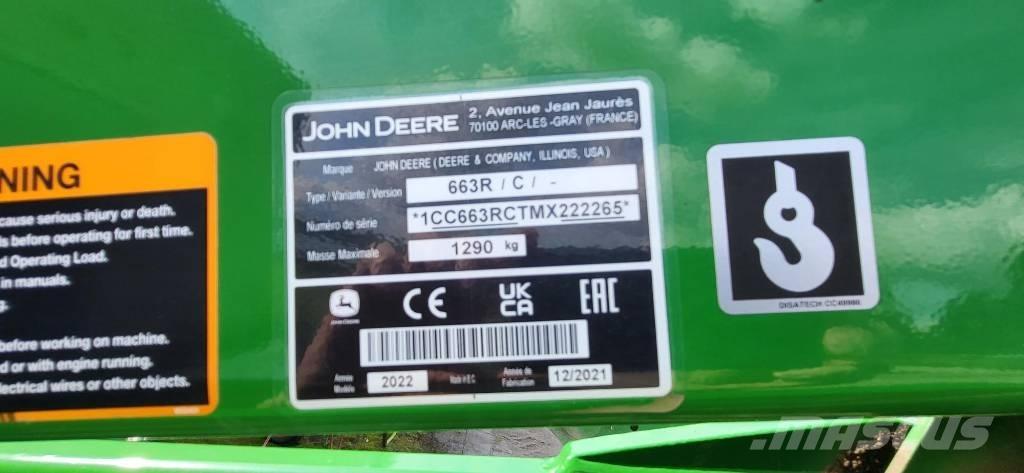 John Deere 663 R FEL`s  spares & accessories