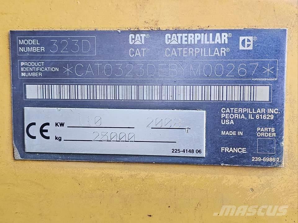 CAT 323 D L Crawler excavators