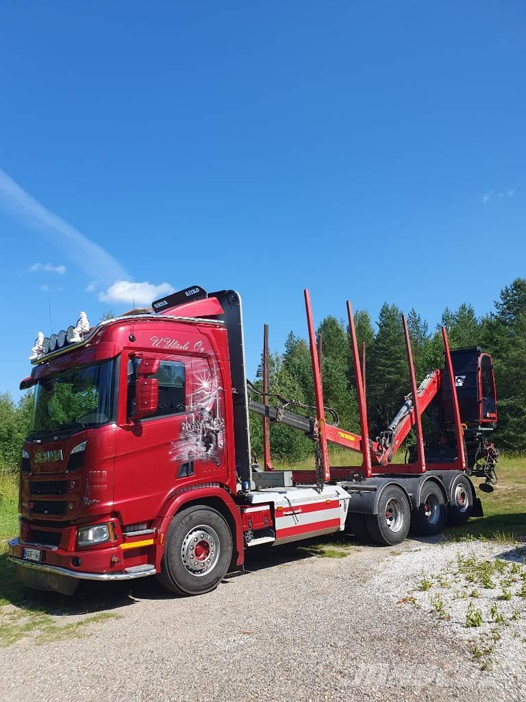 Scania R 650 Timber trucks
