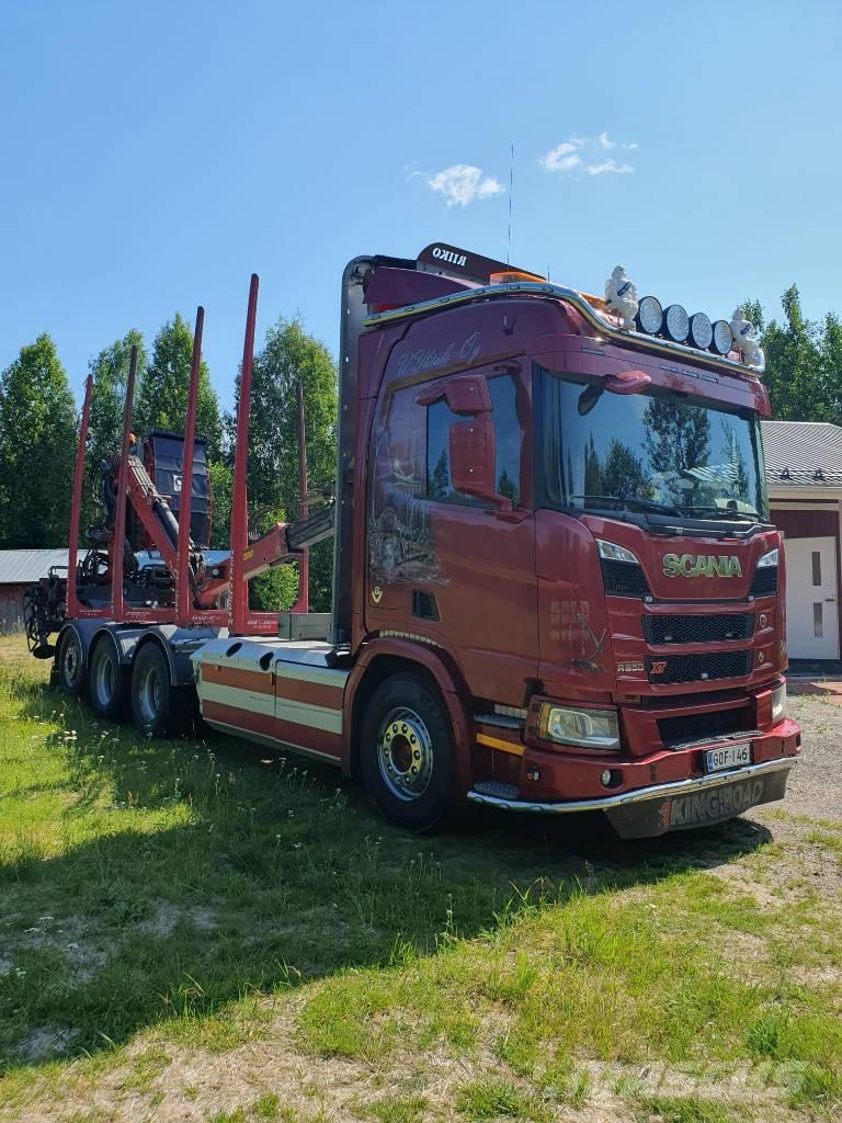 Scania R 650 Timber trucks