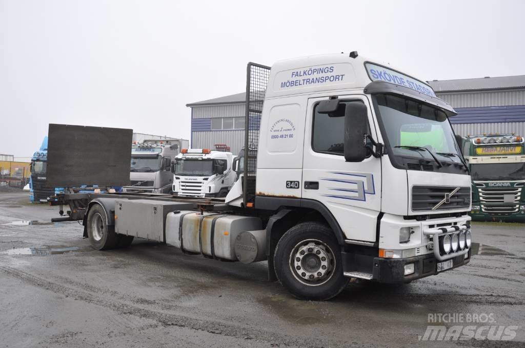 Volvo FM12 380 4X2 Containerframe/Skiploader trucks