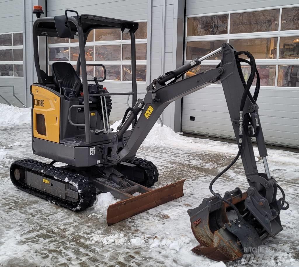 Volvo ECR18E Mini excavators < 7t