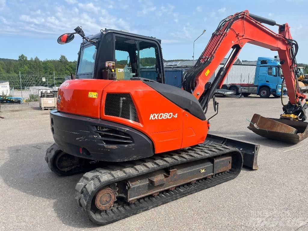 Kubota KX 080-4 Midi excavators  7t - 12t