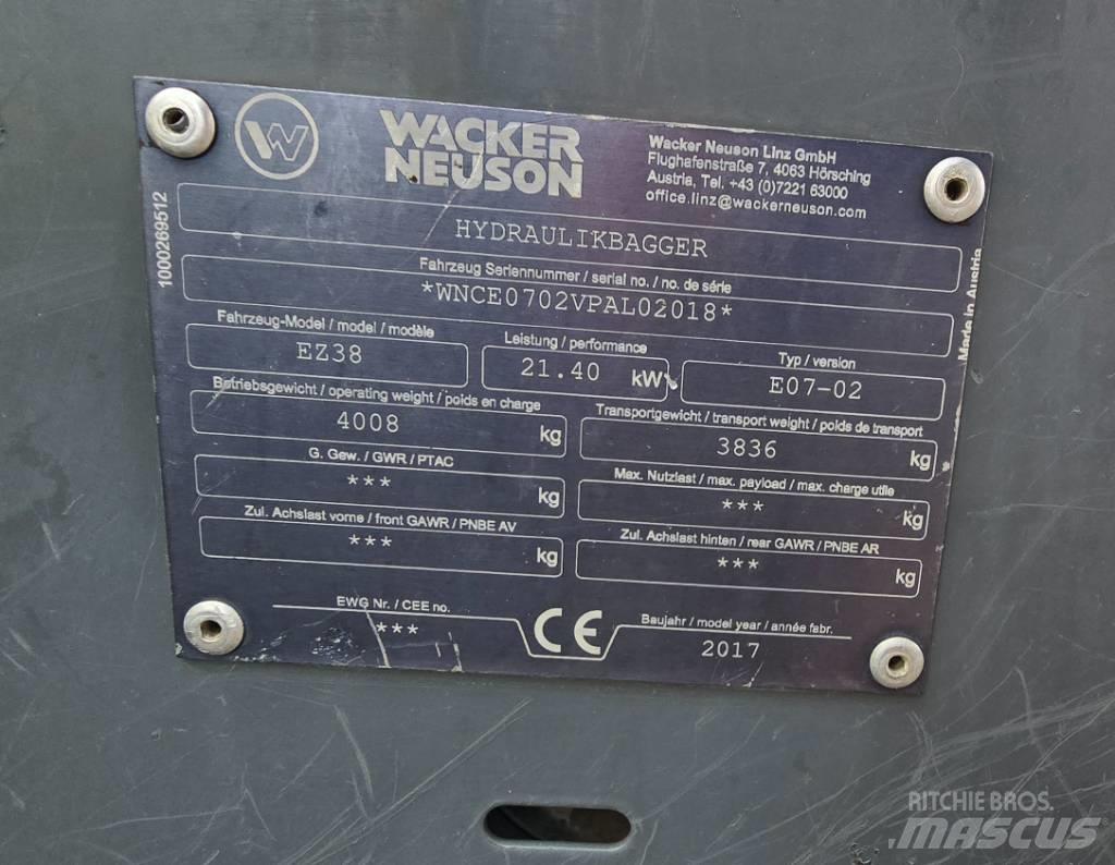 Wacker Neuson EZ 38 Mini excavators < 7t