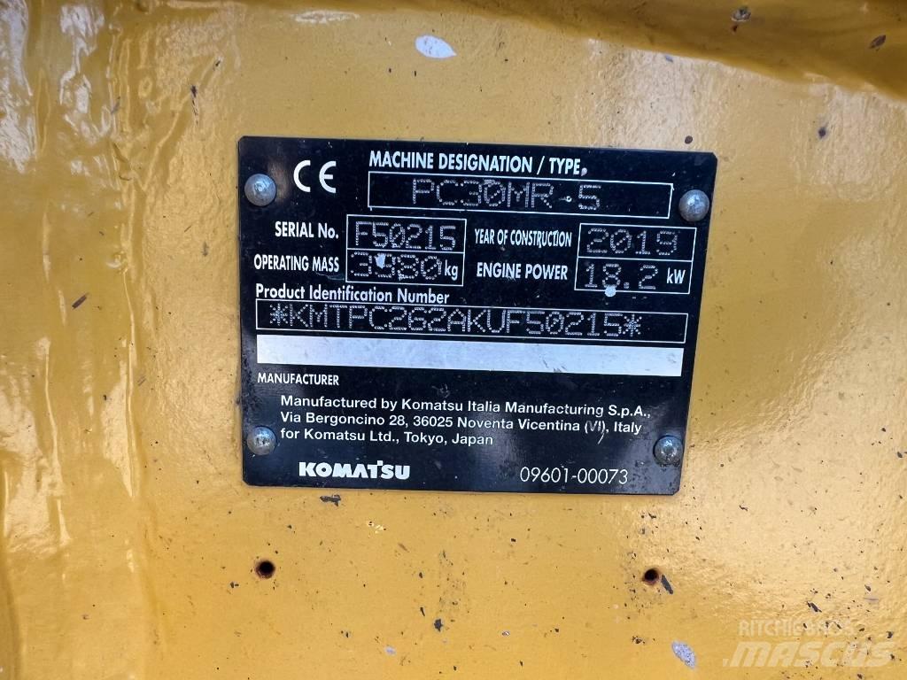 Komatsu PC 30 MR-5 Mini excavators < 7t