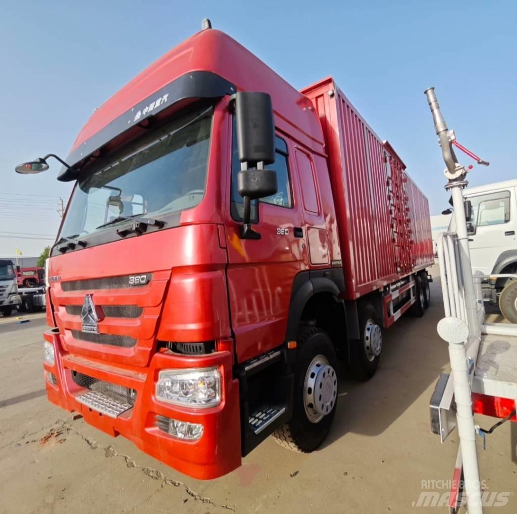 Howo 380 371 375 Van Body Trucks