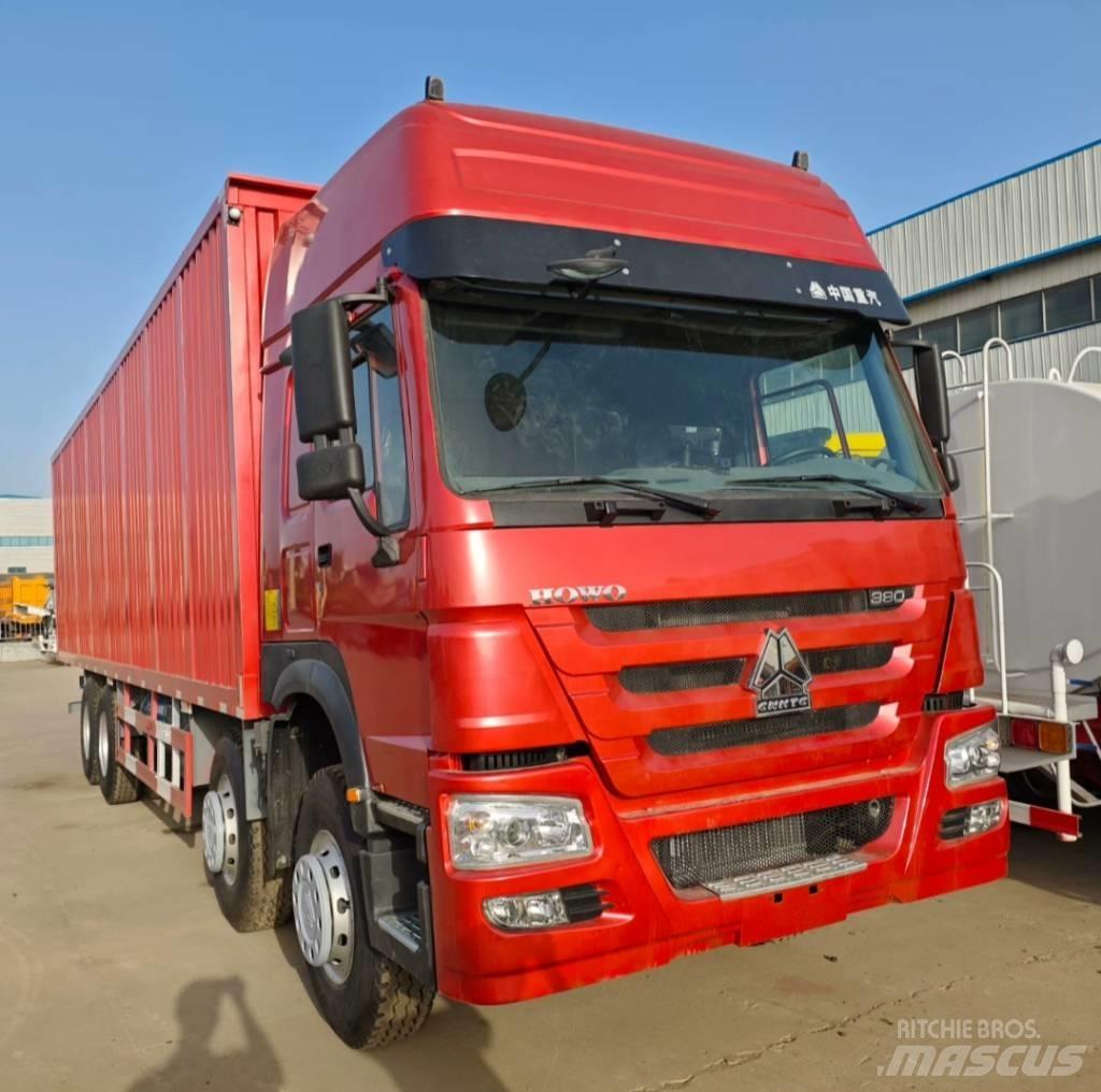 Howo 380 371 375 Van Body Trucks