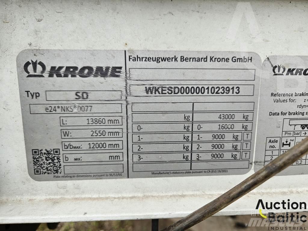 Krone SK 3855 Curtainsider semi-trailers