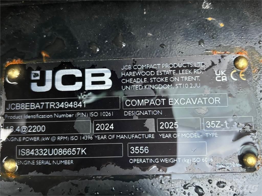 JCB 35Z-1 Mini excavators < 7t