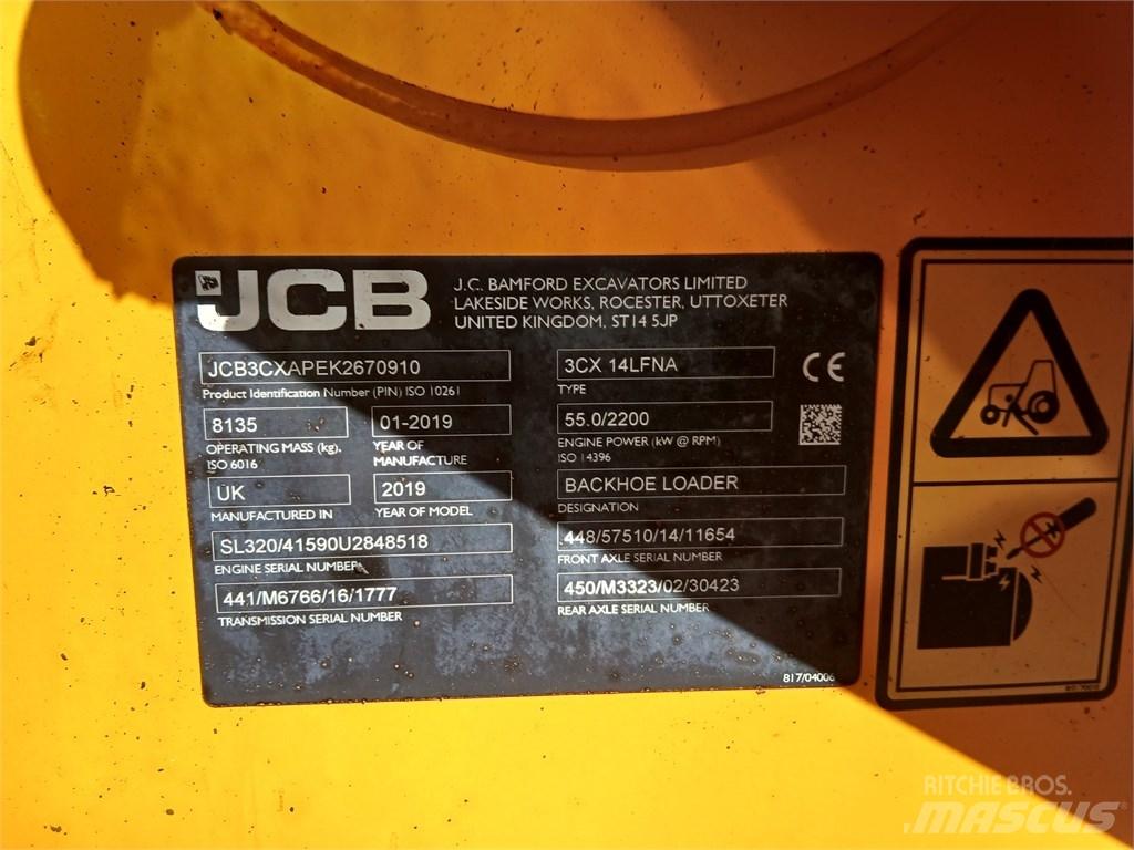 JCB 3 CX ECO TLB's