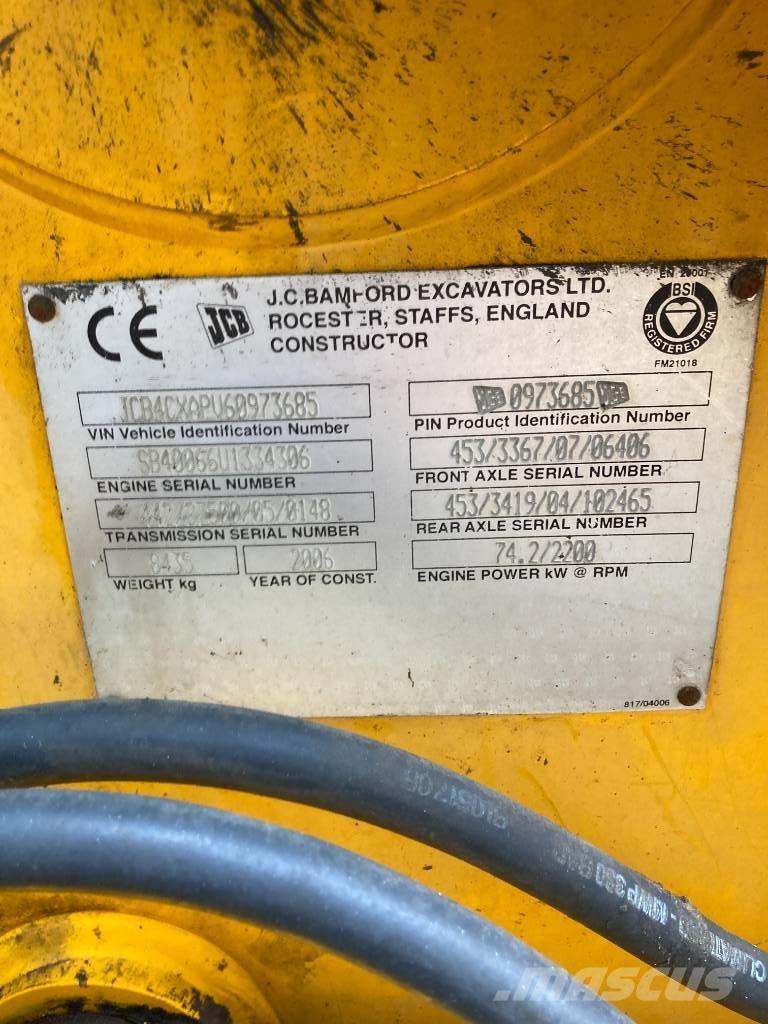 JCB 4 CX TLB's