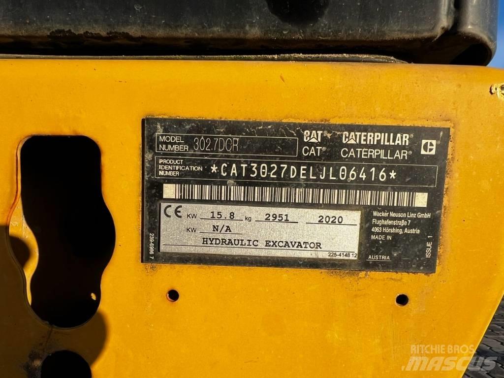 CAT 302.7 DCR Mini excavators < 7t