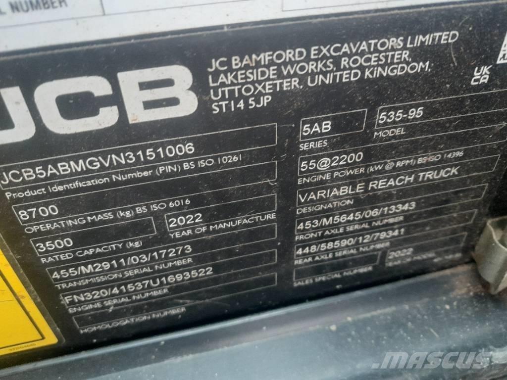 JCB 535-95 Farming telehandlers