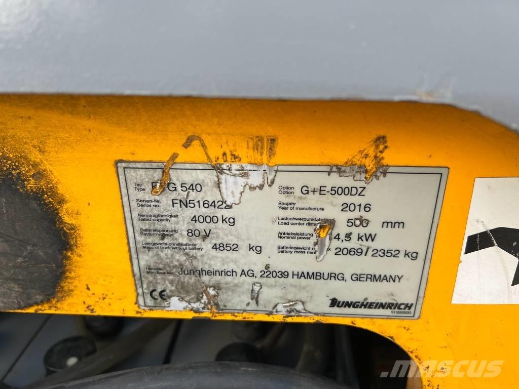 Jungheinrich EFG 540 Electric forklift trucks