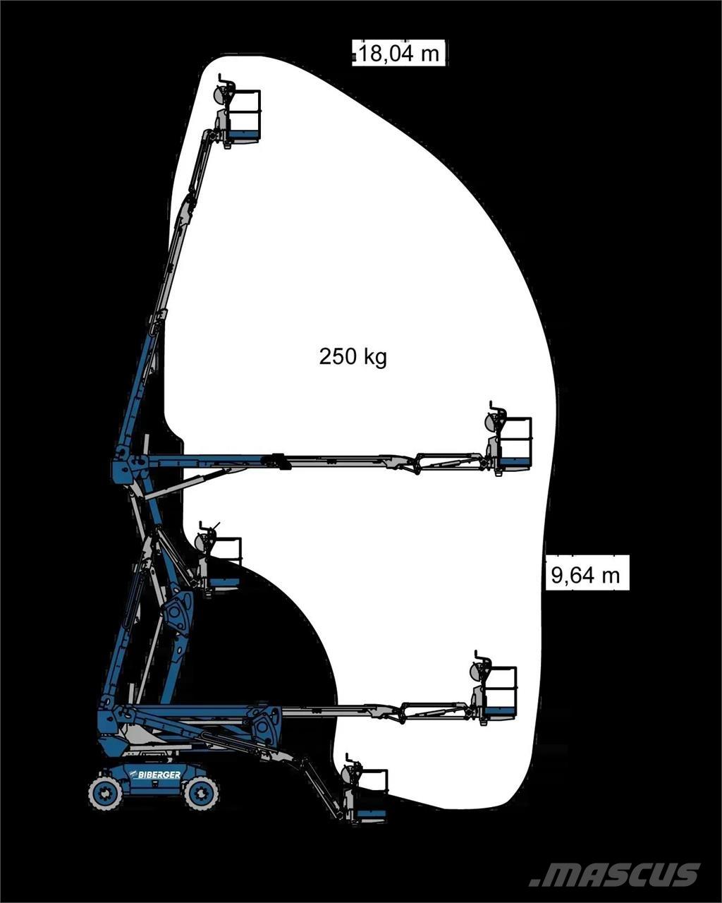 Magni DAB 18 RT Articulated boom lifts
