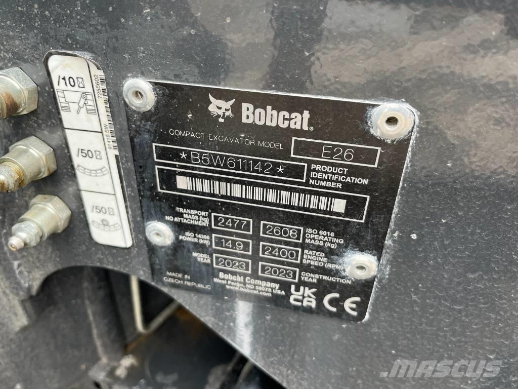 Bobcat E 26 Mini excavators < 7t