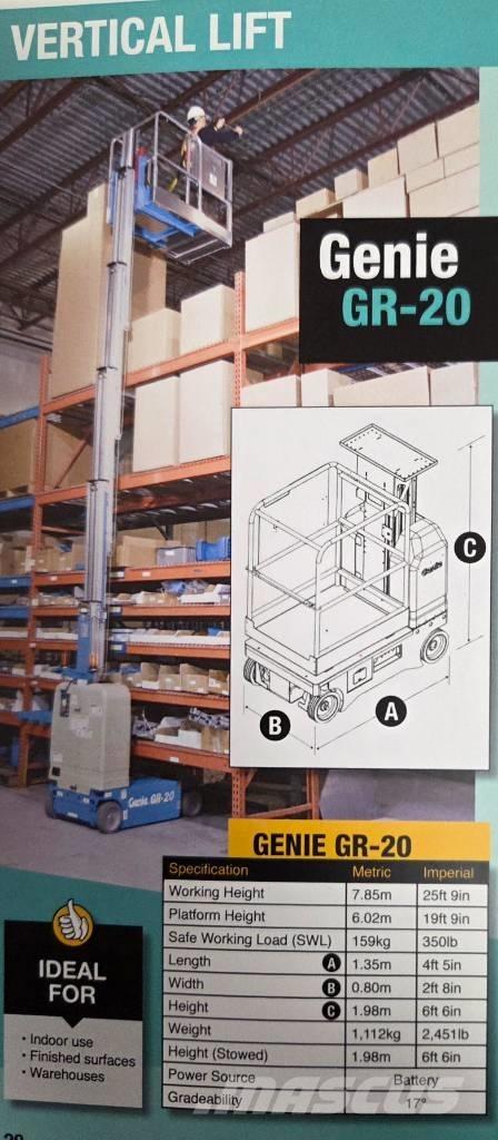 Genie GR 20 Vertical mast lifts