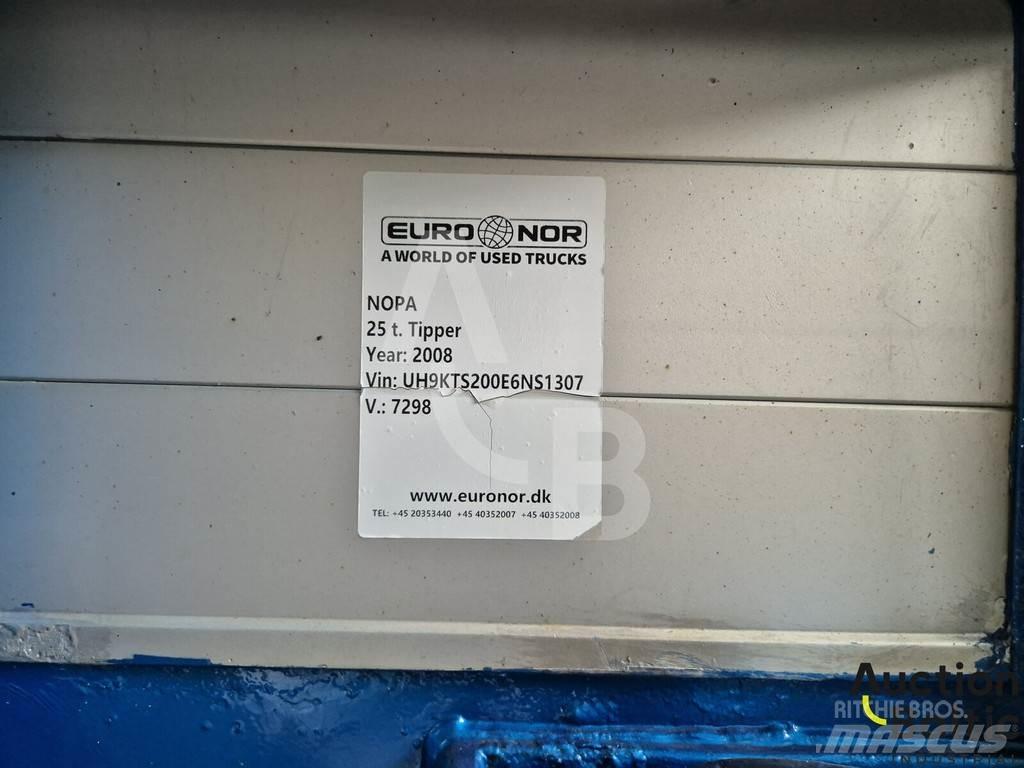 Nopa 25t. Tipper Curtainsider semi-trailers
