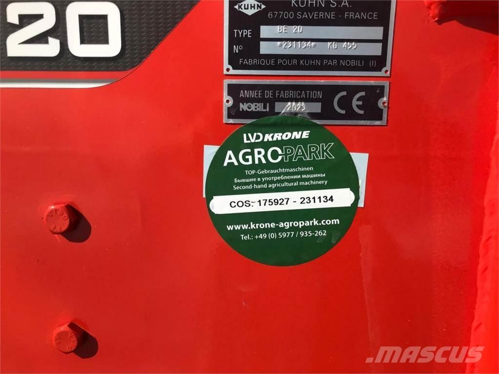 Kuhn BE20 Pasture mowers and toppers