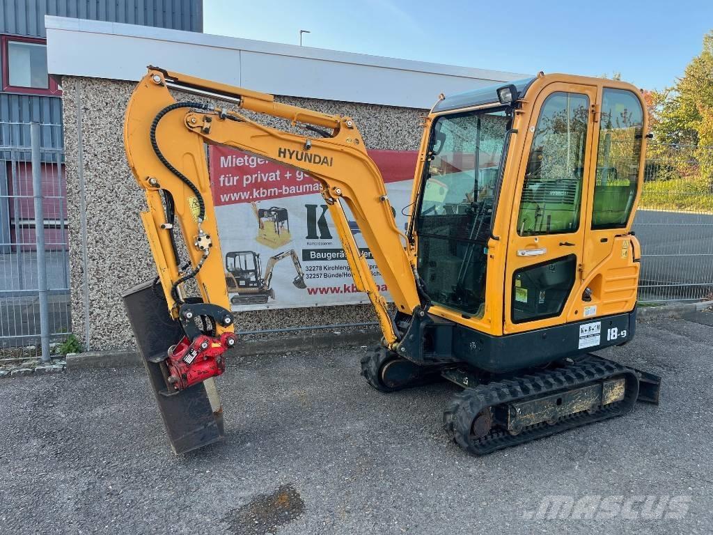 Hyundai R18-9 Mini excavators < 7t