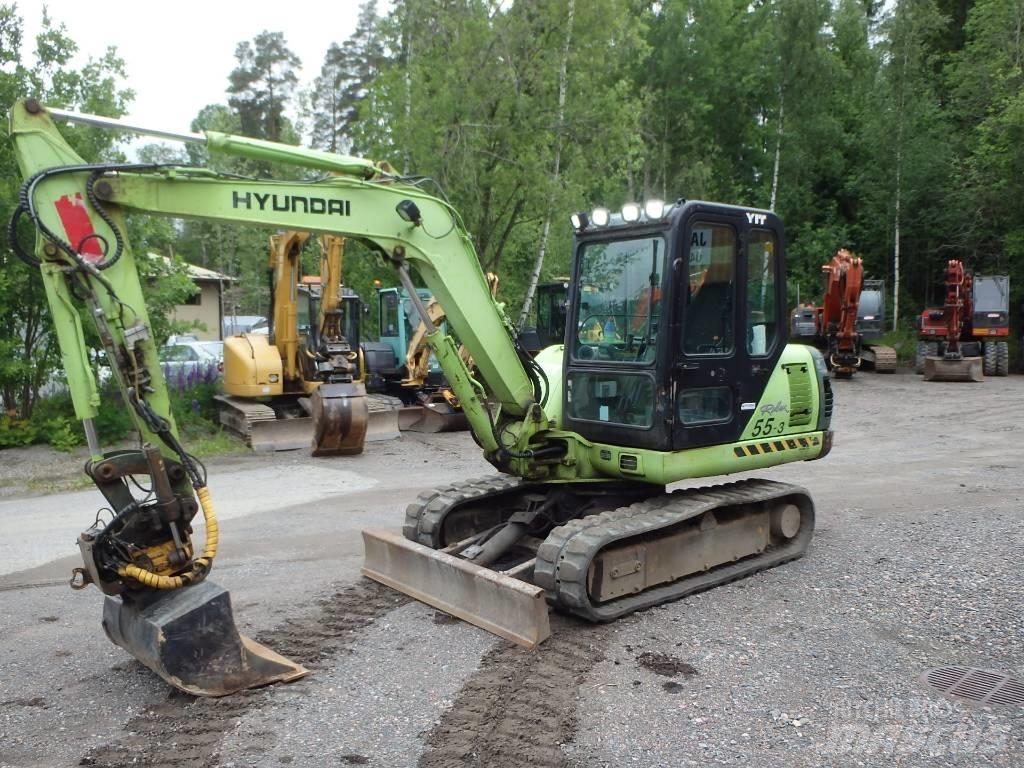 Hyundai Robex 55-3 Mini excavators < 7t