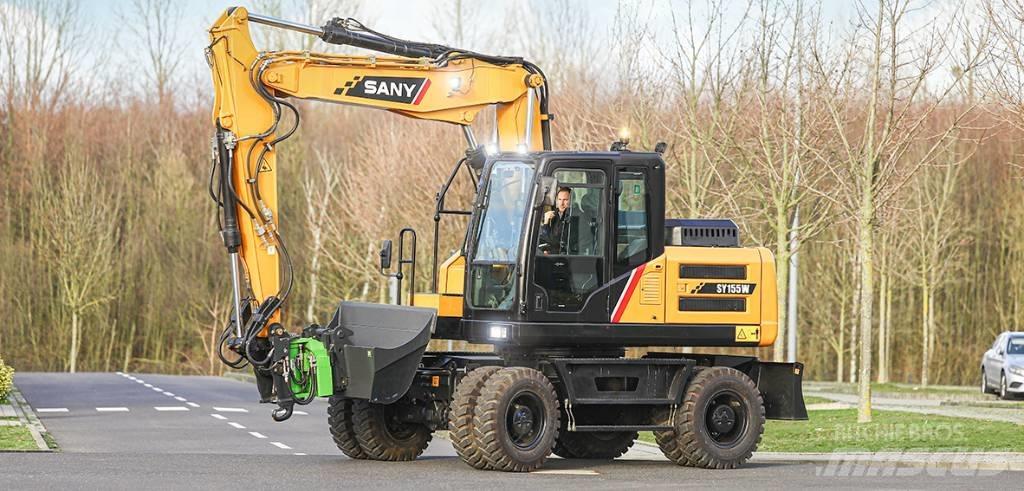 Sany SY155W Wheeled excavators