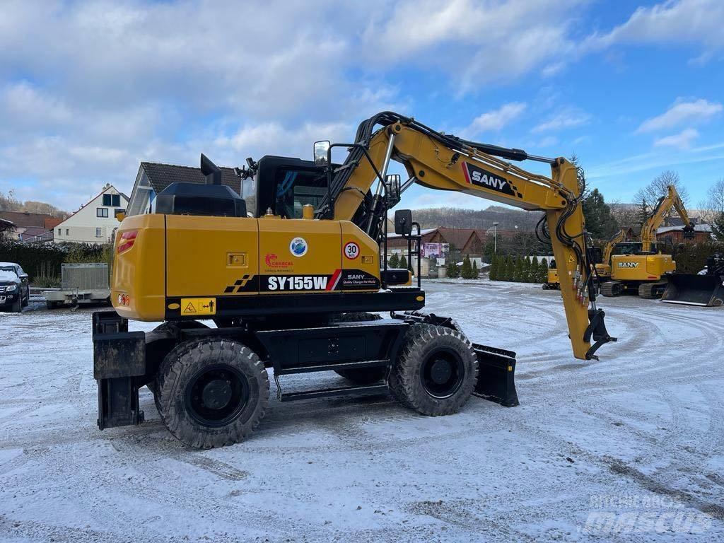 Sany SY155W Wheeled excavators