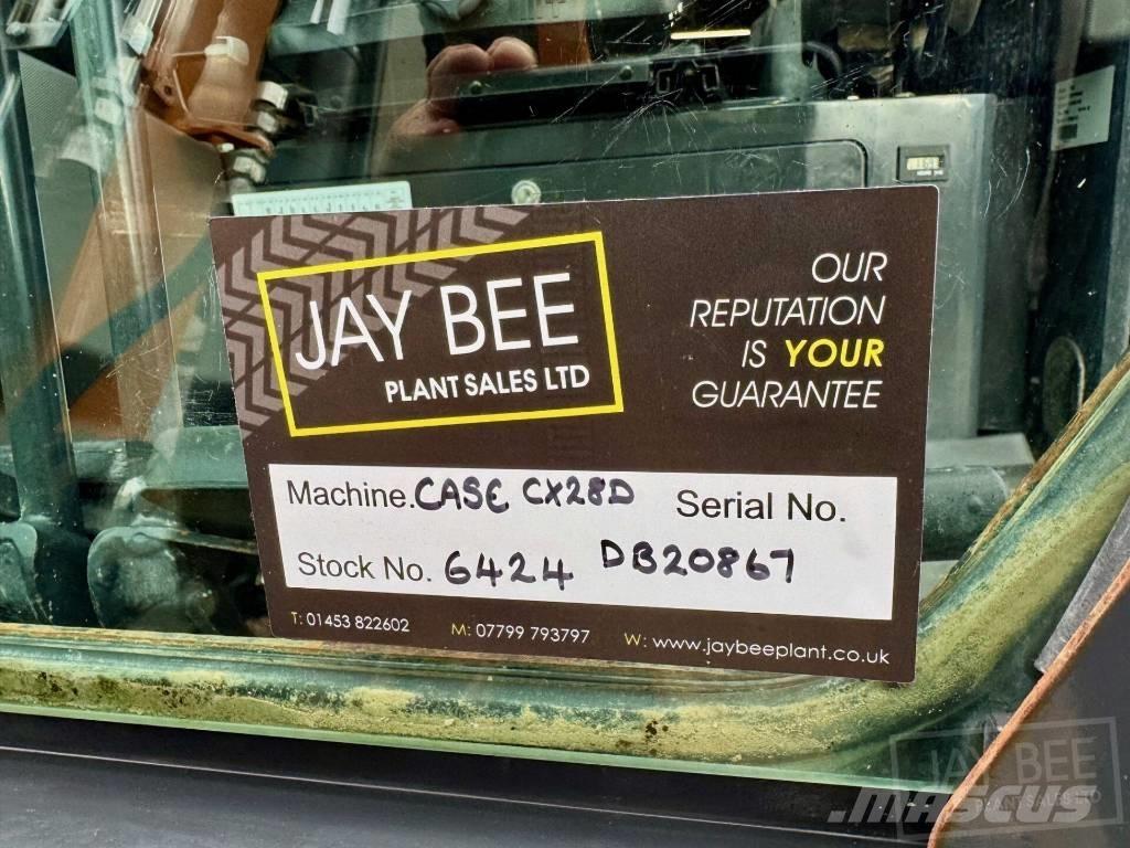 CASE CX28D Mini excavators < 7t