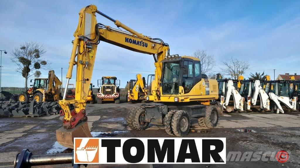 Komatsu PW 180-7 Wheeled excavators