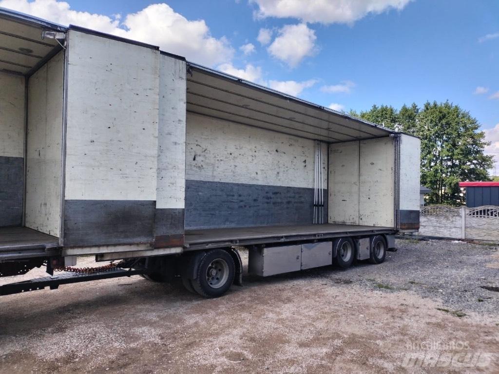Floor 20 palet Van Body Trailers
